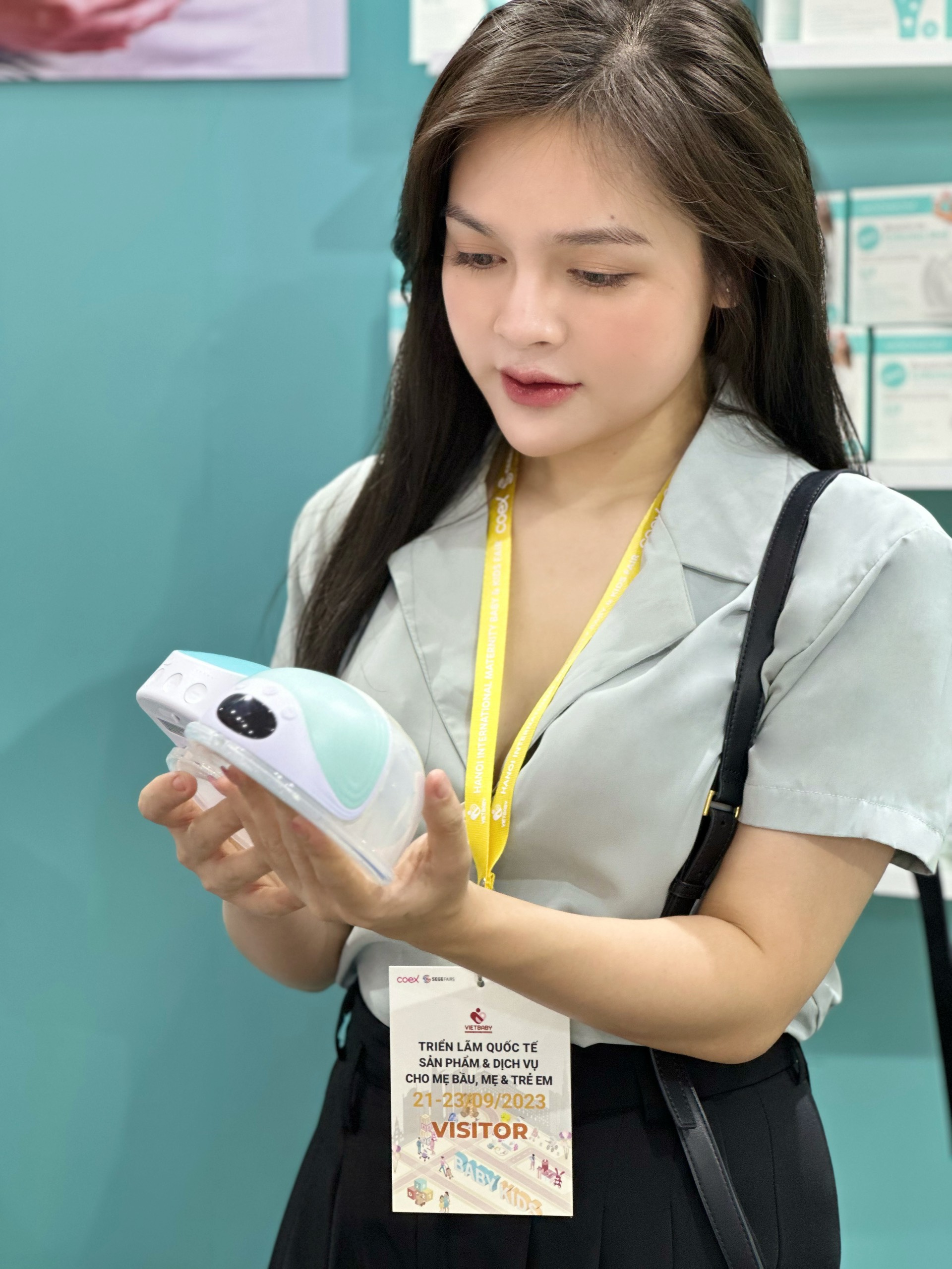 Tham gia hội trợ triển lãm Mẹ Bé lớn nhất năm vô tình bắt gặp brand "guột" của tui ^^