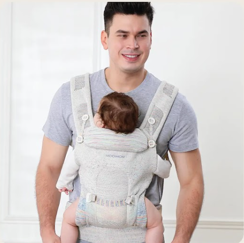 địu bé từ 3 tháng tuổi