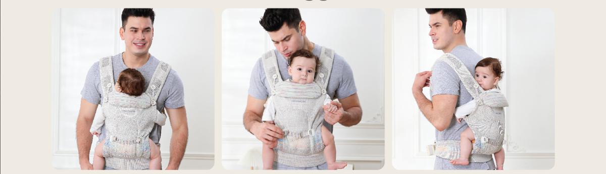 Hướng Dẫn Cách Đeo Địu Đúng Và Các Tư Thế Địu Cho Bé Qua Từng Độ Tuổi?