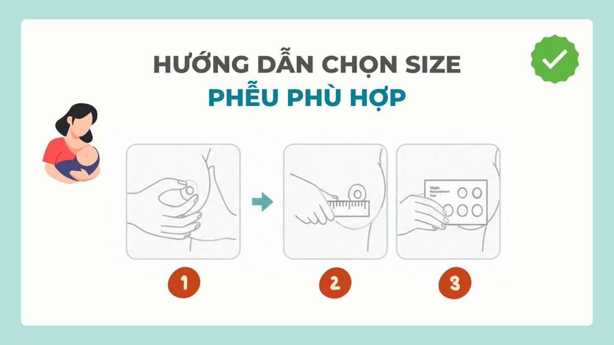 Tại Sao Hút Sữa Bị Đau Và Giảm Sữa? Cách Đo Size Phễu Hút Sữa