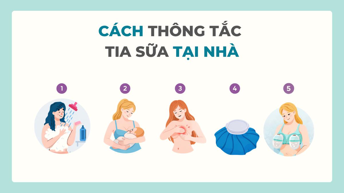 Dấu Hiệu Tắc Tia Sữa Và 5 Bước Thông Tắc Tại Nhà Hiệu Quả Đơn Giản