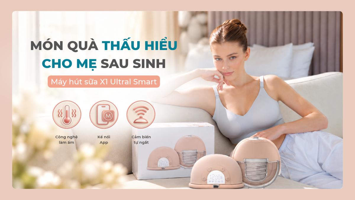 Món Quà Thấu Hiểu Cho Mẹ Sau Sinh: Máy Hút Sữa MOOIMOM X1