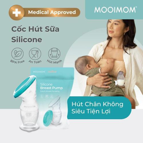 Cốc hút sữa (hứng sữa) Silicone MOOIMOM