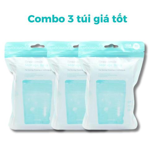 MOOIMOM Combo 3 Gói trữ sữa 120ml (30 túi)