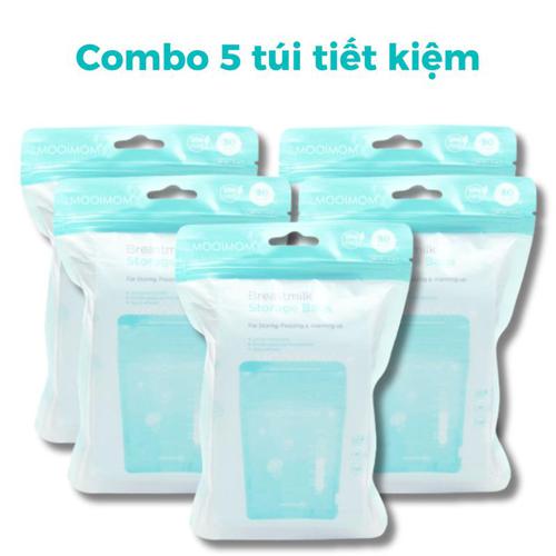 MOOIMOM Combo 5 Gói trữ sữa 120ml (30 túi)
