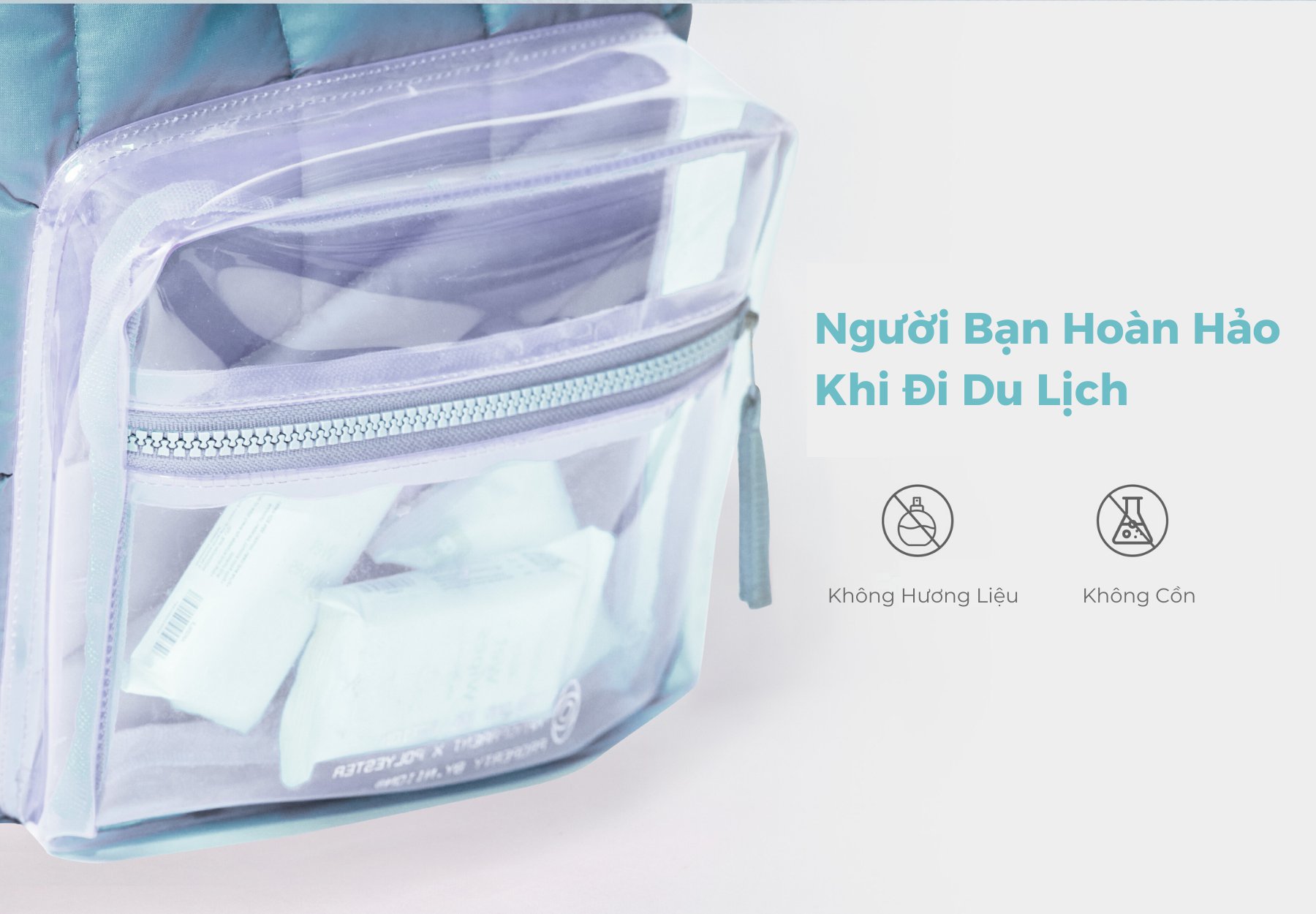 Khăn giấy ướt chuyên dụng cho bé MOOIMOM (Set 8 gói) description image