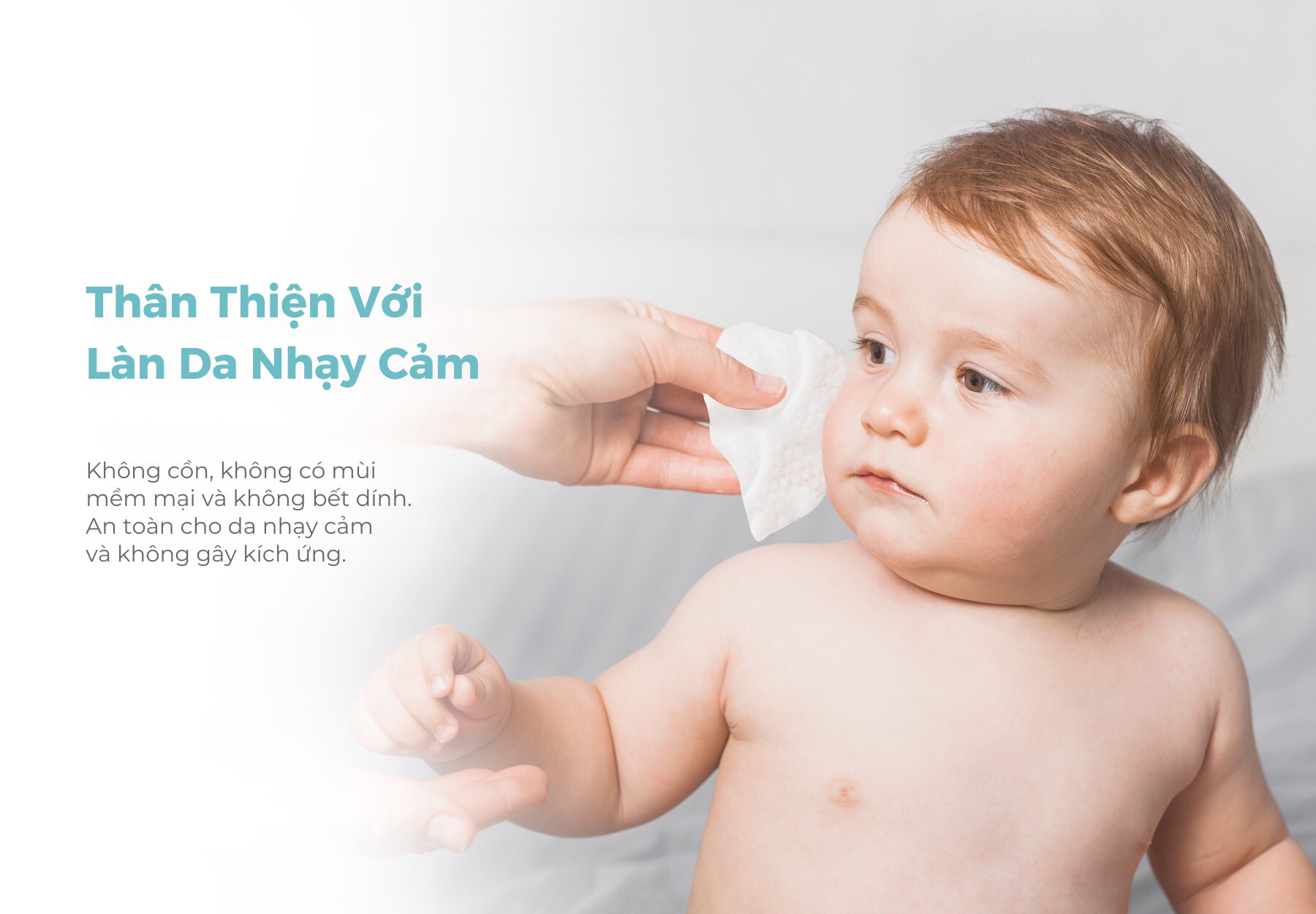 Khăn giấy ướt chuyên dụng cho bé MOOIMOM (Set 8 gói) description image