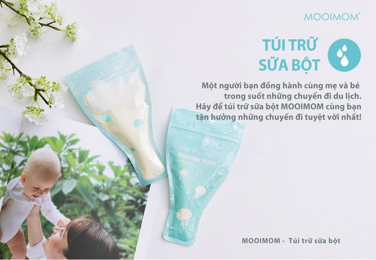 Túi trữ sữa bột MOOIMOM description image