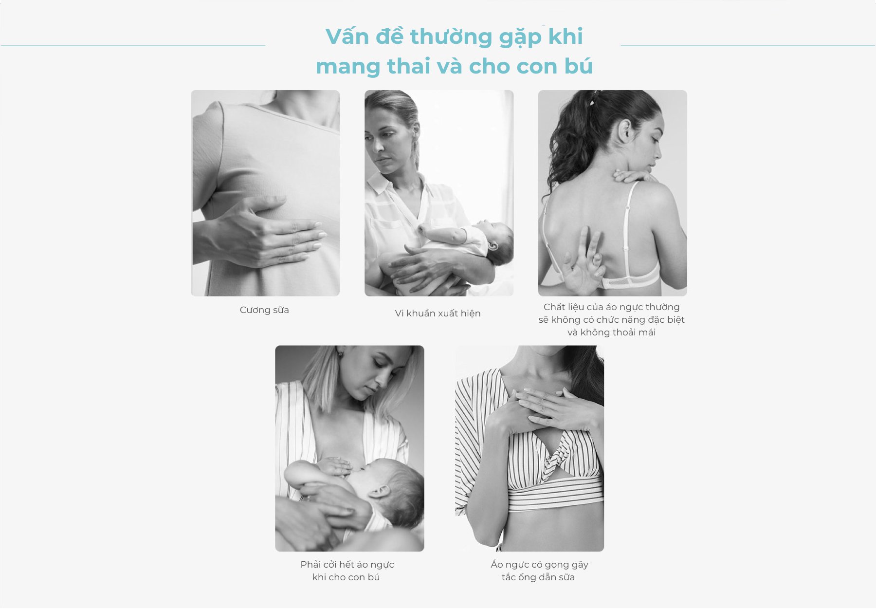 MOOIMOM Áo ngực bầu và cho con bú vạt chéo siêu mềm mại description image