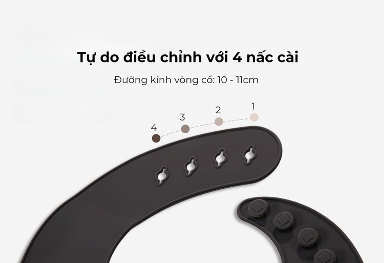 Yếm ăn dặm cho bé Nero Bianco x MOOIMOM description image