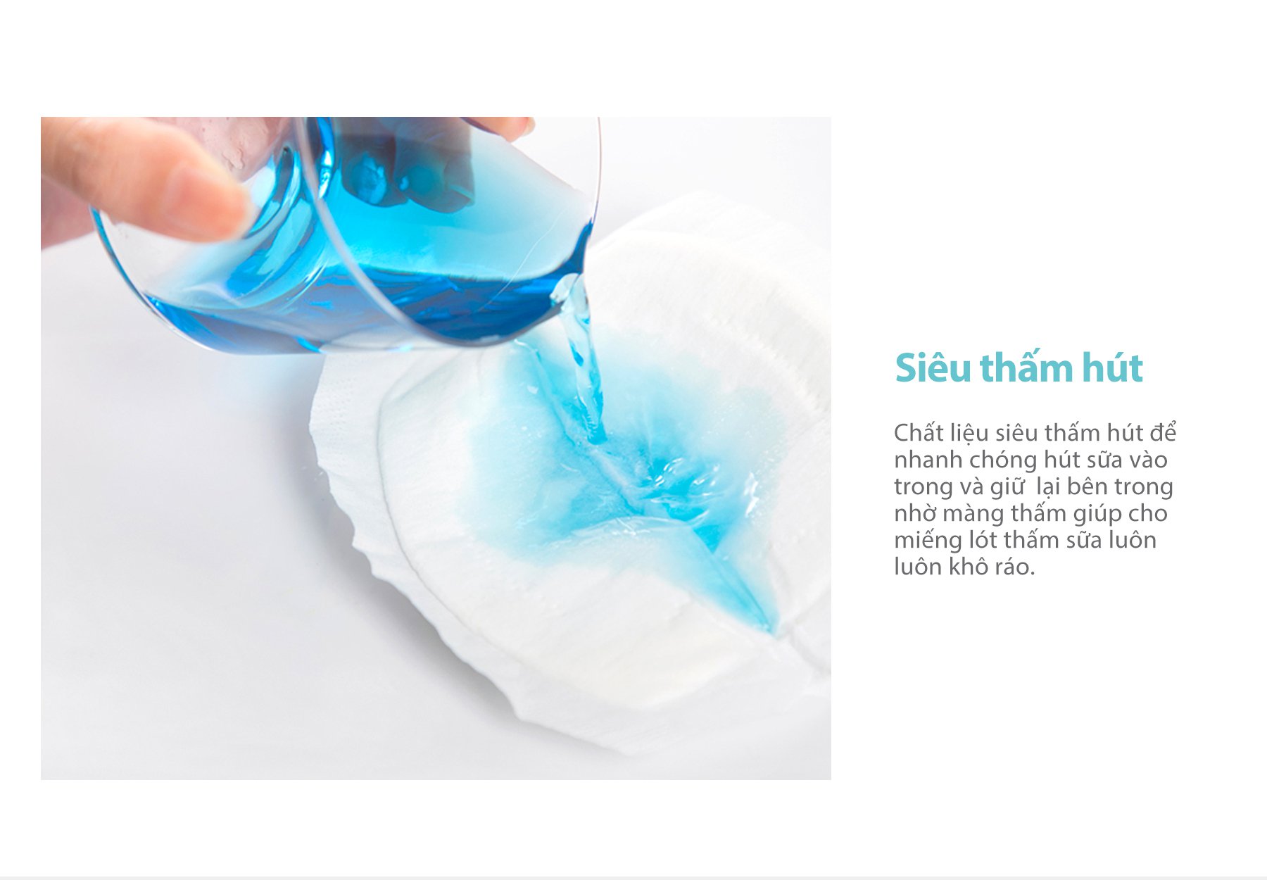 MOOIMOM Miếng Lót Thấm Sữa 3D (10 miếng) - Disposable Breast Pad 3D Ultra-Thin (10pcs) description image