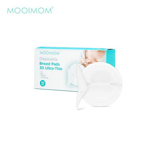 MOOIMOM Miếng Lót Thấm Sữa 3D (10 miếng) - Disposable Breast Pad 3D Ultra-Thin (10pcs)