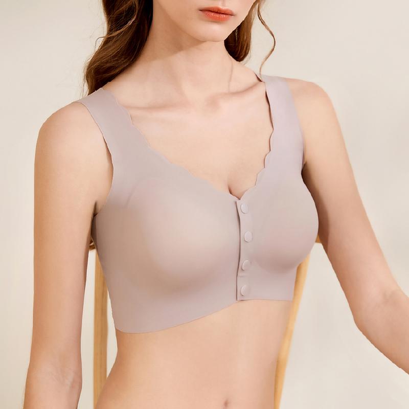 MOOIMOM basic Áo lót bầu và cho con bú không viền mở cúc siêu mỏng nhẹ - ảnh 6