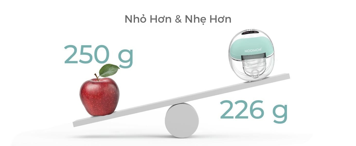 Máy hút sữa không dây cao cấp MOOIMOM M3 - MOOIMOM Wireless Electric Breast Pump M3 description image