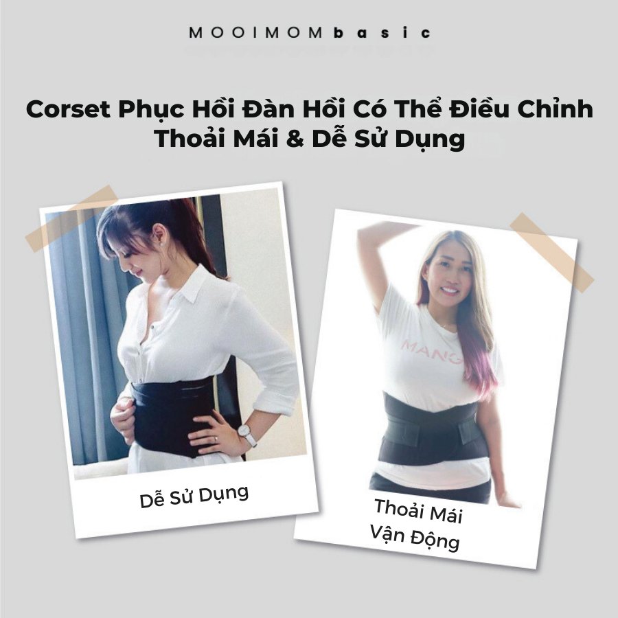 MOOIMOM basic Đai Nịt Bụng Siêu Đàn Hồi description image