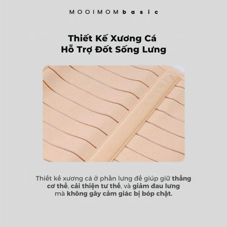 MOOIMOM basic Đai Nịt Bụng Siêu Đàn Hồi description image