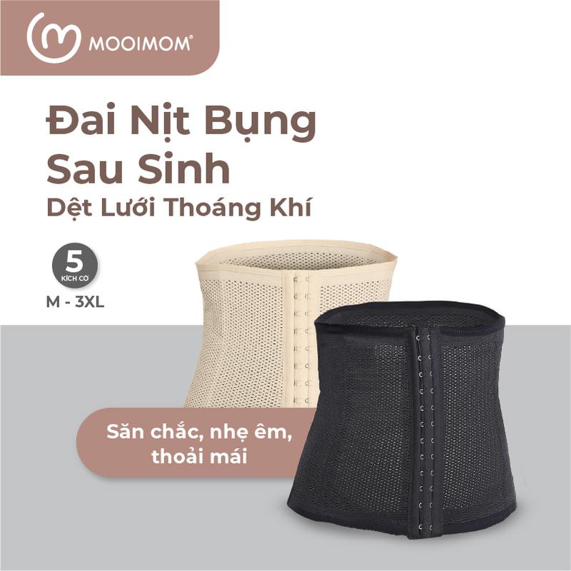 MOOIMOM basic Đai Nịt Bụng Sau Sinh Dệt Lưới Thoáng Khí - ảnh 2