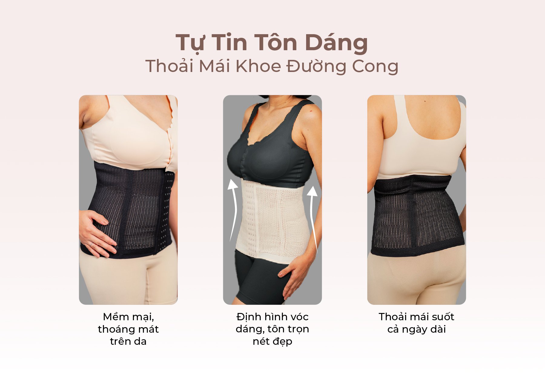 MOOIMOM basic Đai Nịt Bụng Sau Sinh Dệt Lưới Thoáng Khí description image