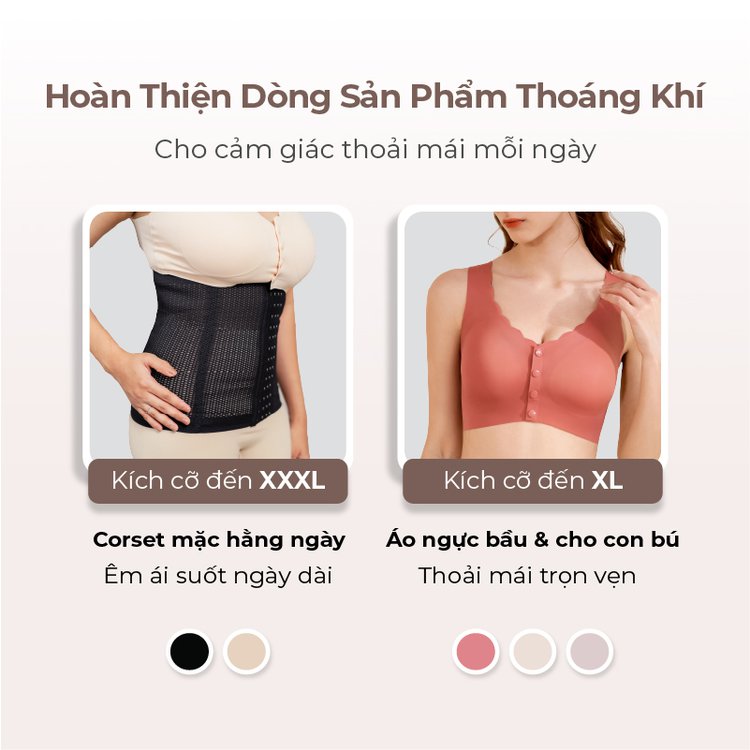 MOOIMOM basic Đai Nịt Bụng Sau Sinh Dệt Lưới Thoáng Khí description image