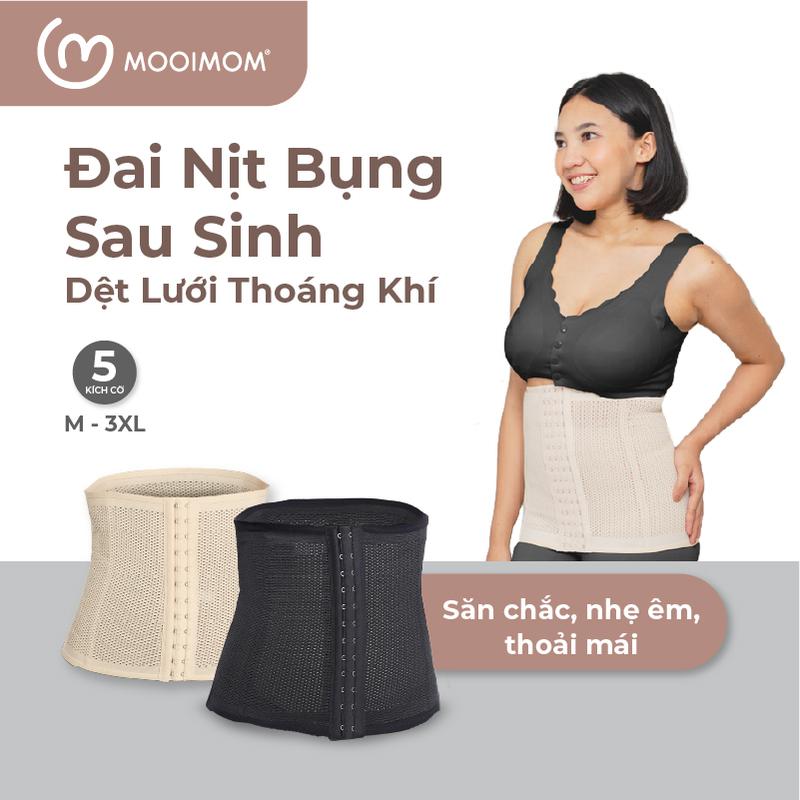 MOOIMOM basic Đai Nịt Bụng Sau Sinh Dệt Lưới Thoáng Khí - ảnh 1
