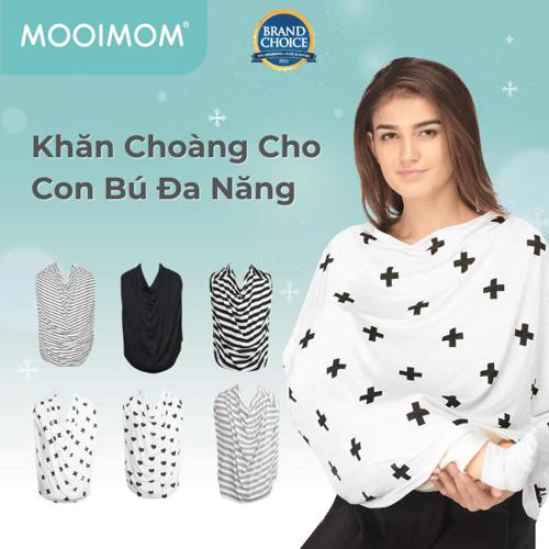 MOOIMOM Khăn Choàng Cho Con Bú Đa Năng