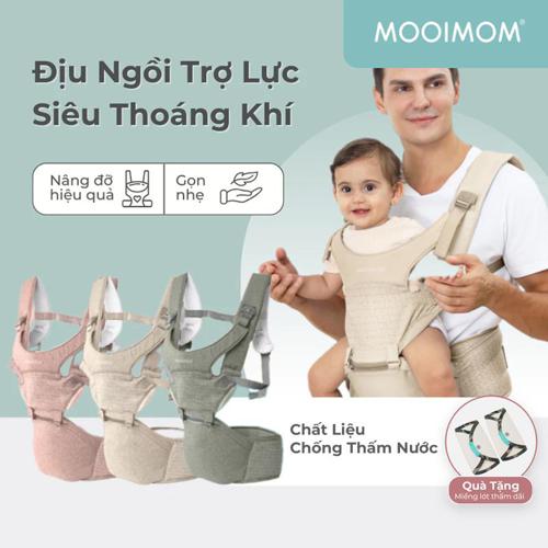 MOOIMOM Địu Ngồi Em Bé Siêu Nhẹ - Lightweight Hipseat Carrier