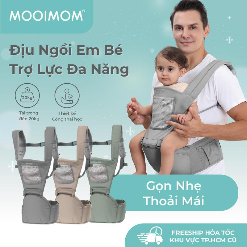MOOIMOM Địu Ngồi Em Bé Cơ Bản