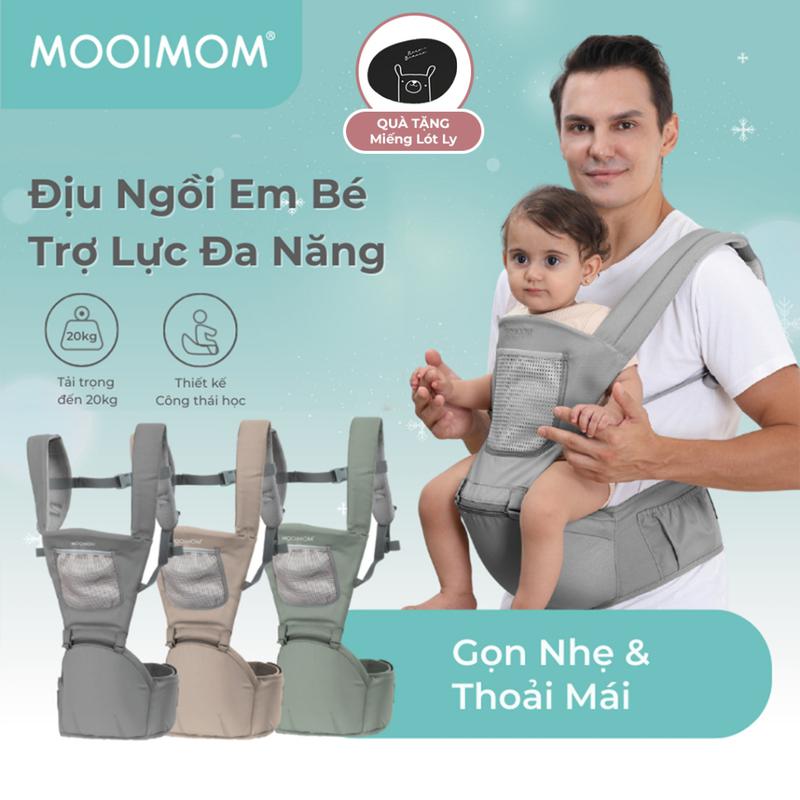 MOOIMOM Địu Ngồi Em Bé Cơ Bản