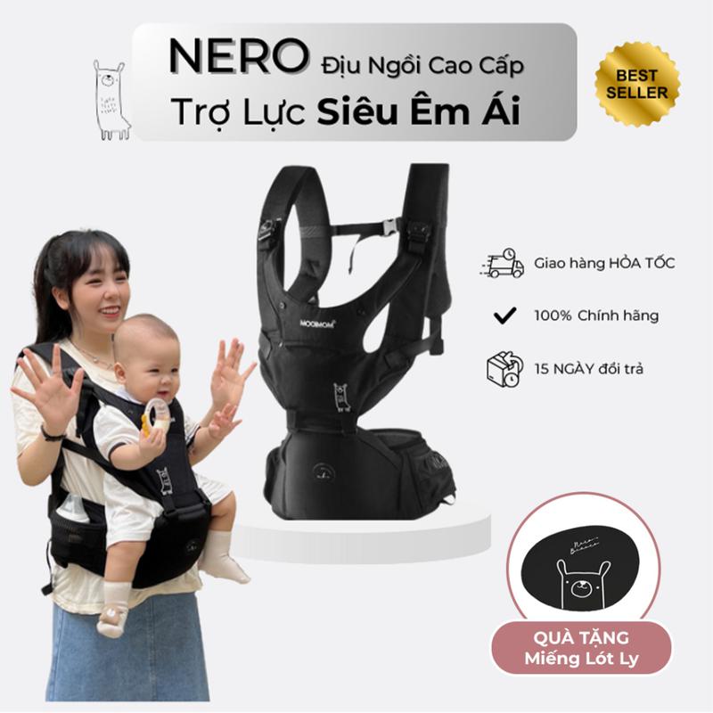 [PRE ORDER] MOOIMOM x Nero Bianco Địu Ngồi Em Bé Nero - Nero Hipseat Carrier - [Giao Từ 15/03]