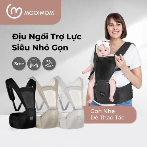 MOOIMOM basic Địu Ngồi Cho Bé Trợ Lực Nhỏ Gọn