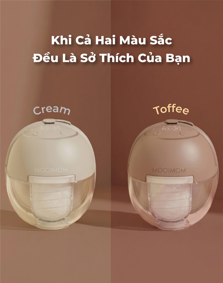 MOOIMOM Trọn bộ 2 Máy Hút Sữa Không Dây M3 Pro Air Flow description image