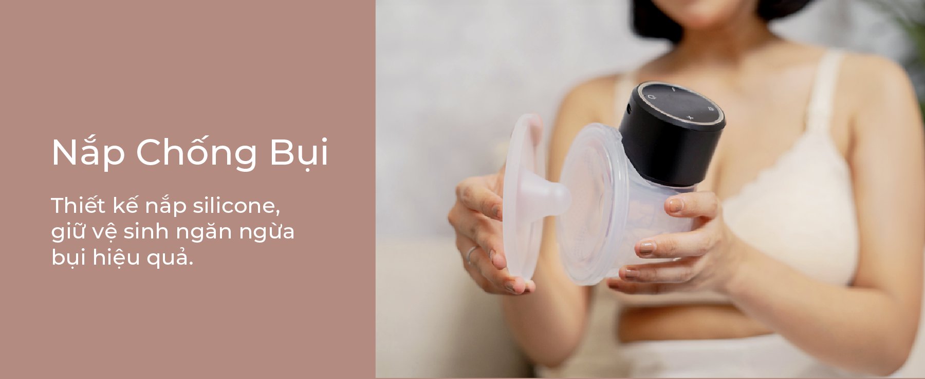 MOOIMOM basic Phụ kiện Máy Hút Sữa Không Dây B9 description image