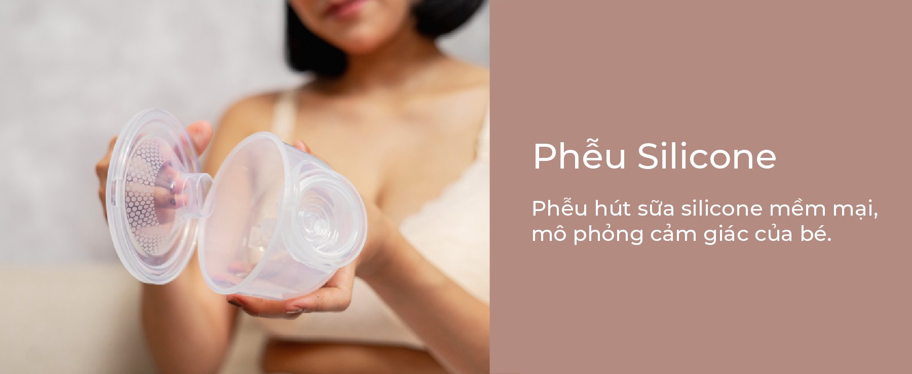 MOOIMOM basic Phụ kiện Máy Hút Sữa Không Dây B9 description image