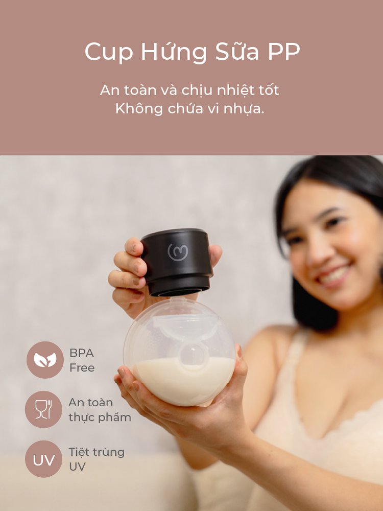 MOOIMOM basic Phụ kiện Máy Hút Sữa Không Dây B9 description image