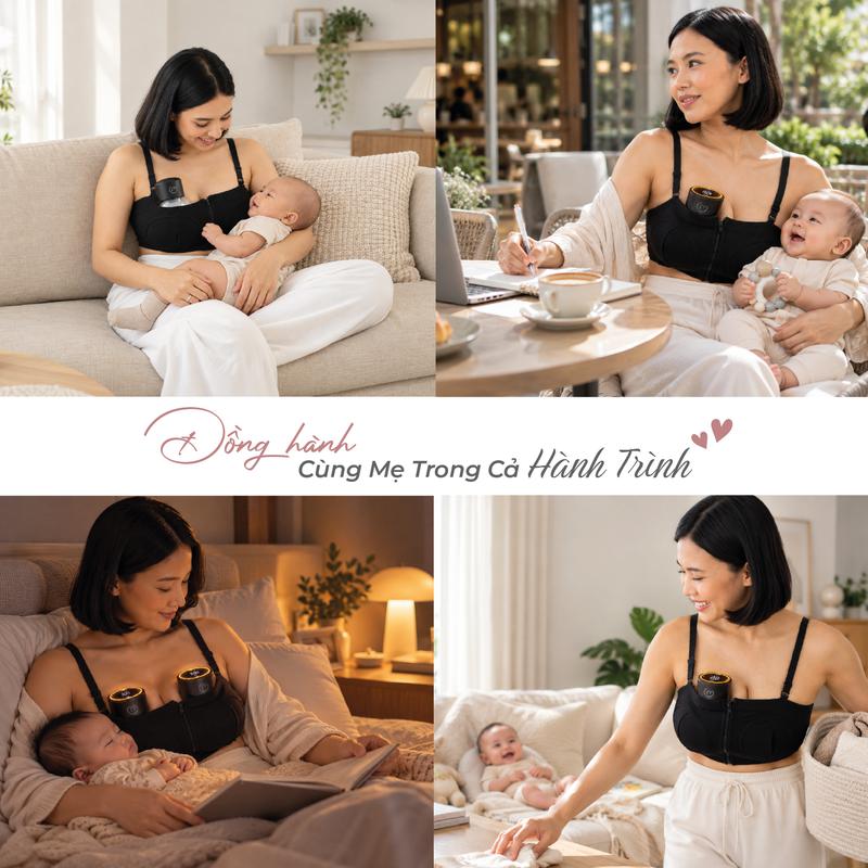 MOOIMOM basic Máy Hút Sữa B9 Không Dây - ảnh 5