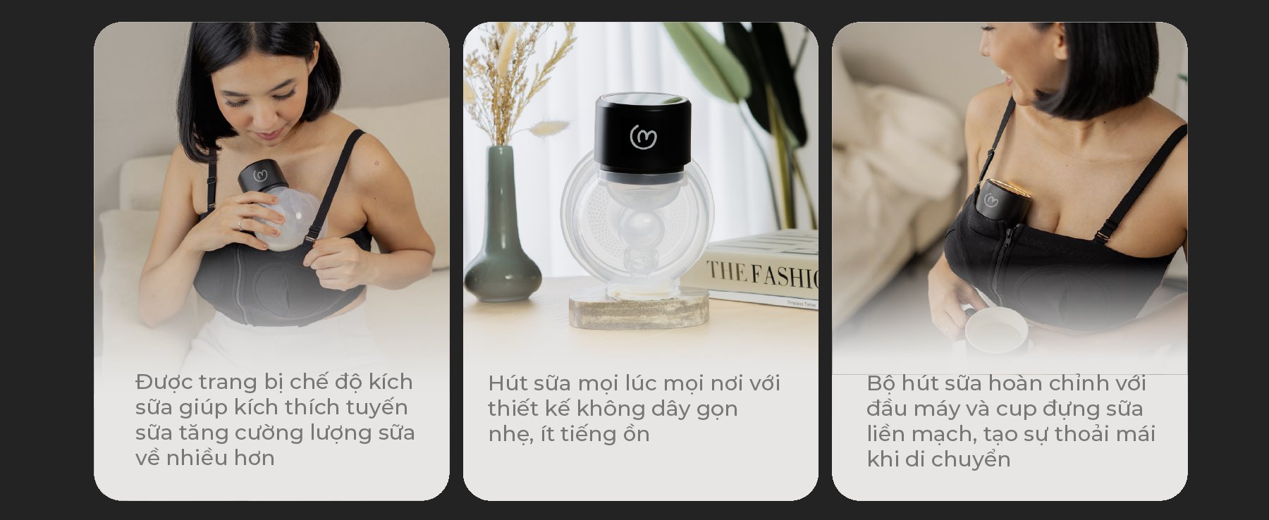MOOIMOM basic Máy Hút Sữa B9 Không Dây description image