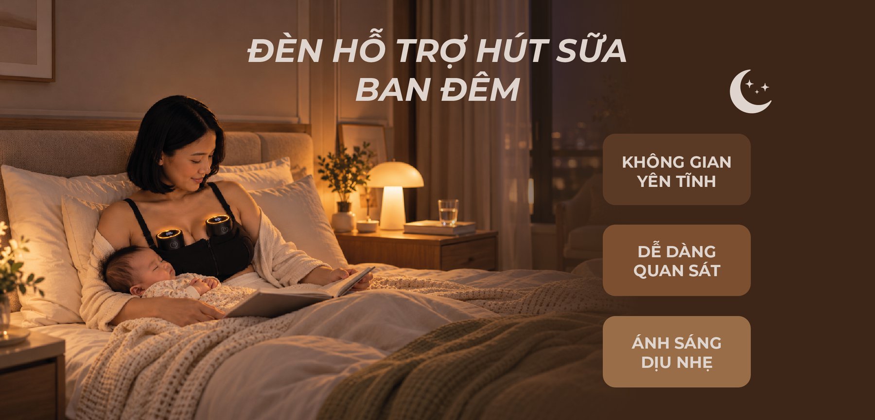 MOOIMOM basic Máy Hút Sữa B9 Không Dây description image