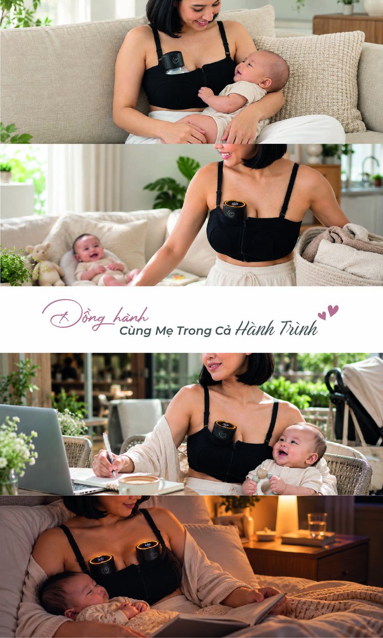 MOOIMOM basic Máy Hút Sữa B9 Không Dây description image