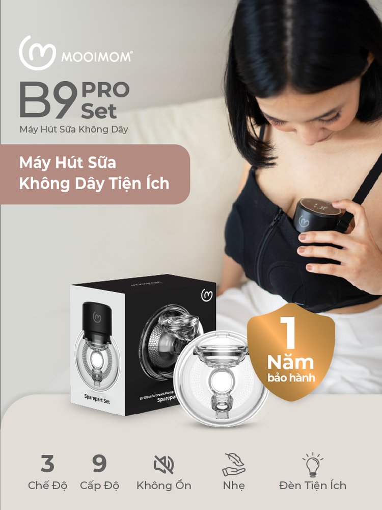 MOOIMOM basic Máy Hút Sữa B9 Không Dây description image