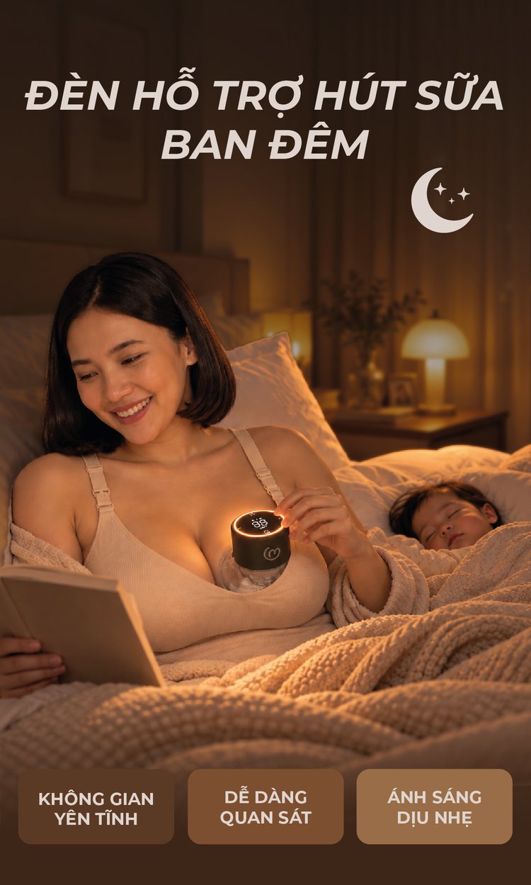 MOOIMOM basic Máy Hút Sữa B9 Không Dây description image