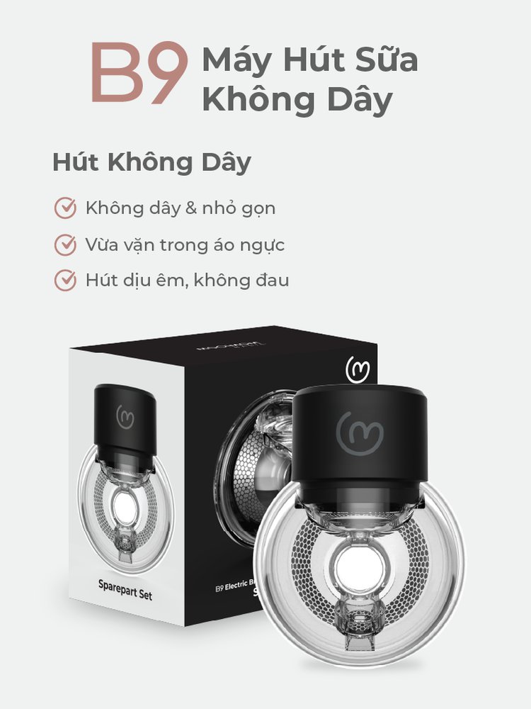 MOOIMOM basic Máy Hút Sữa B9 Không Dây description image