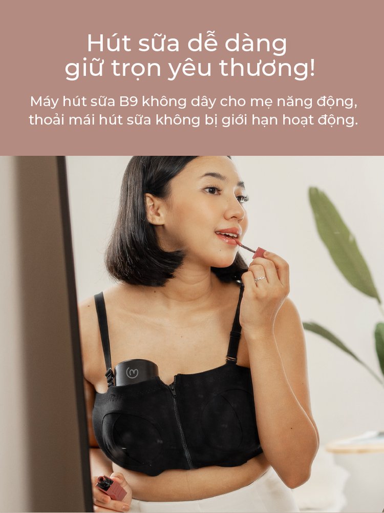 MOOIMOM basic Máy Hút Sữa B9 Không Dây description image