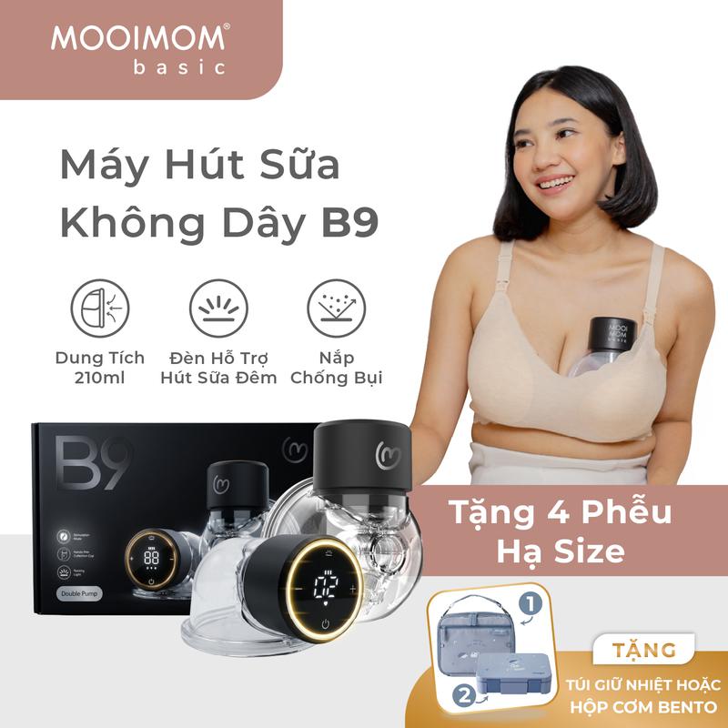 MOOIMOM basic Máy Hút Sữa B9 Không Dây