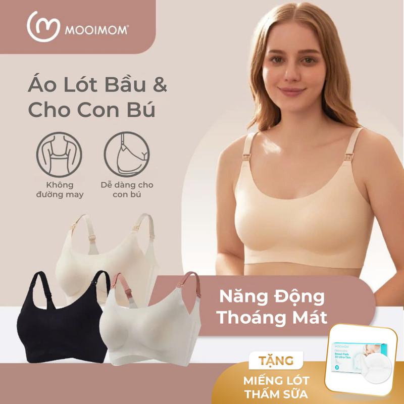 MOOIMOM BASIC Áo lót bầu và cho con bú năng động thoáng mát