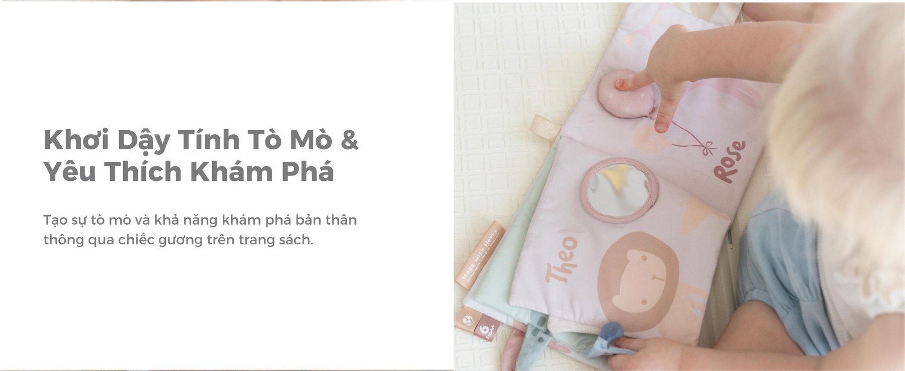 MUGU Sách Vải Kích Thích Đa Giác Quan description image