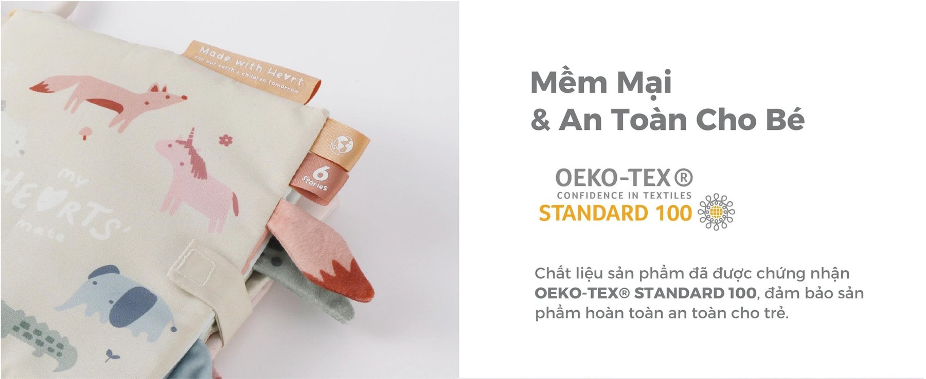 MUGU Sách Vải Kích Thích Đa Giác Quan description image