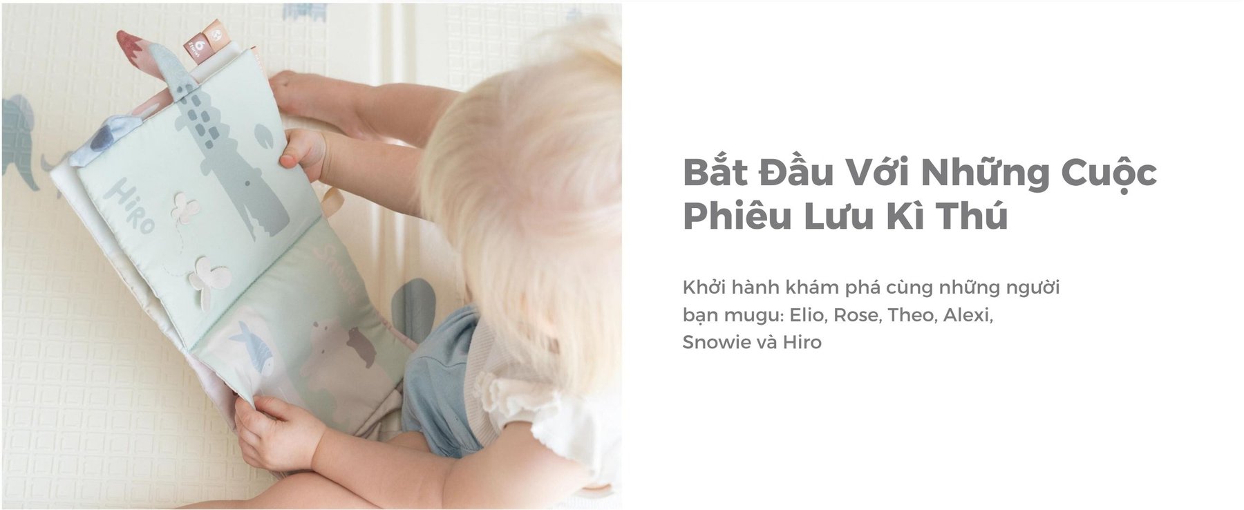 MUGU Sách Vải Kích Thích Đa Giác Quan description image