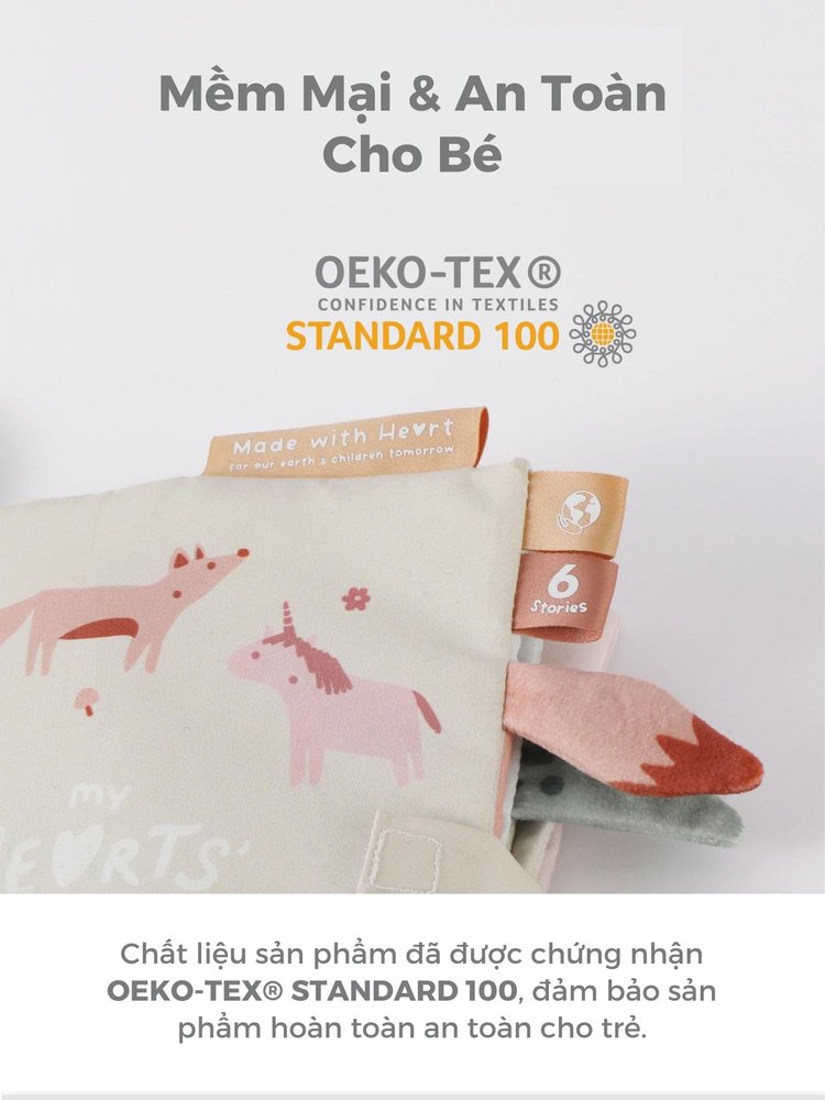 MUGU Sách Vải Kích Thích Đa Giác Quan description image