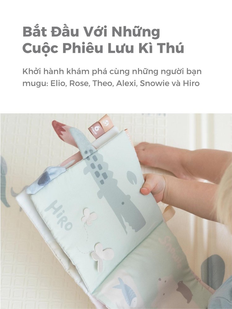MUGU Sách Vải Kích Thích Đa Giác Quan description image