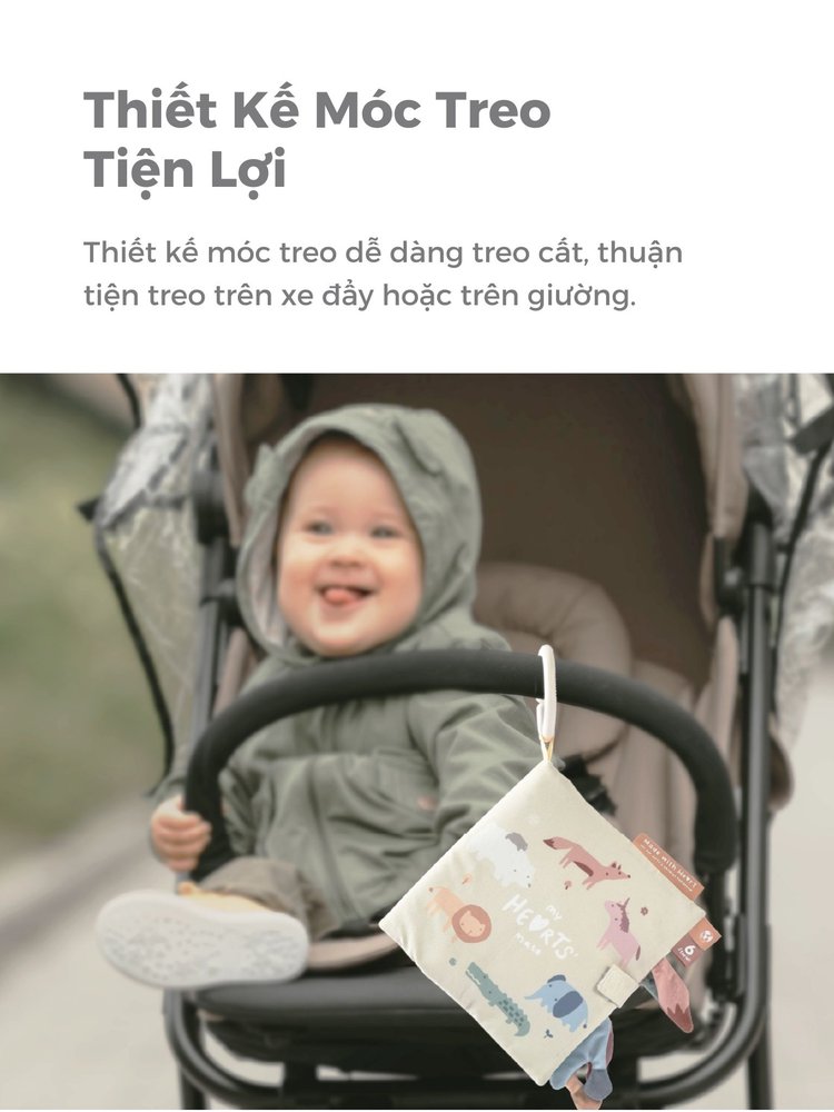 MUGU Sách Vải Kích Thích Đa Giác Quan description image